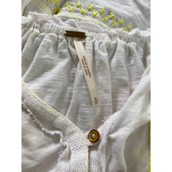 Free People Embroidered Wide sleeve top - Picture 7 of 9